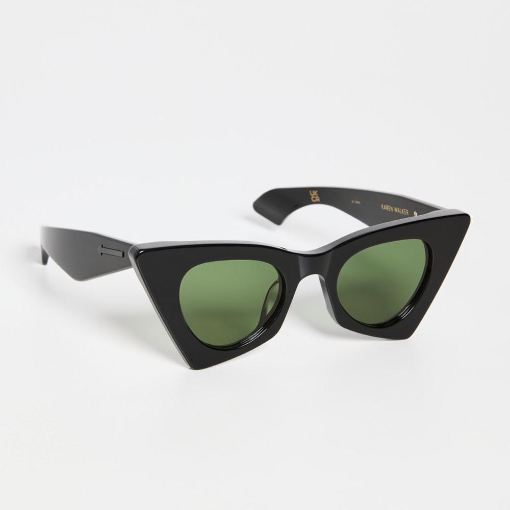 Karen Walker Astral Arrow Sunglasses in Black